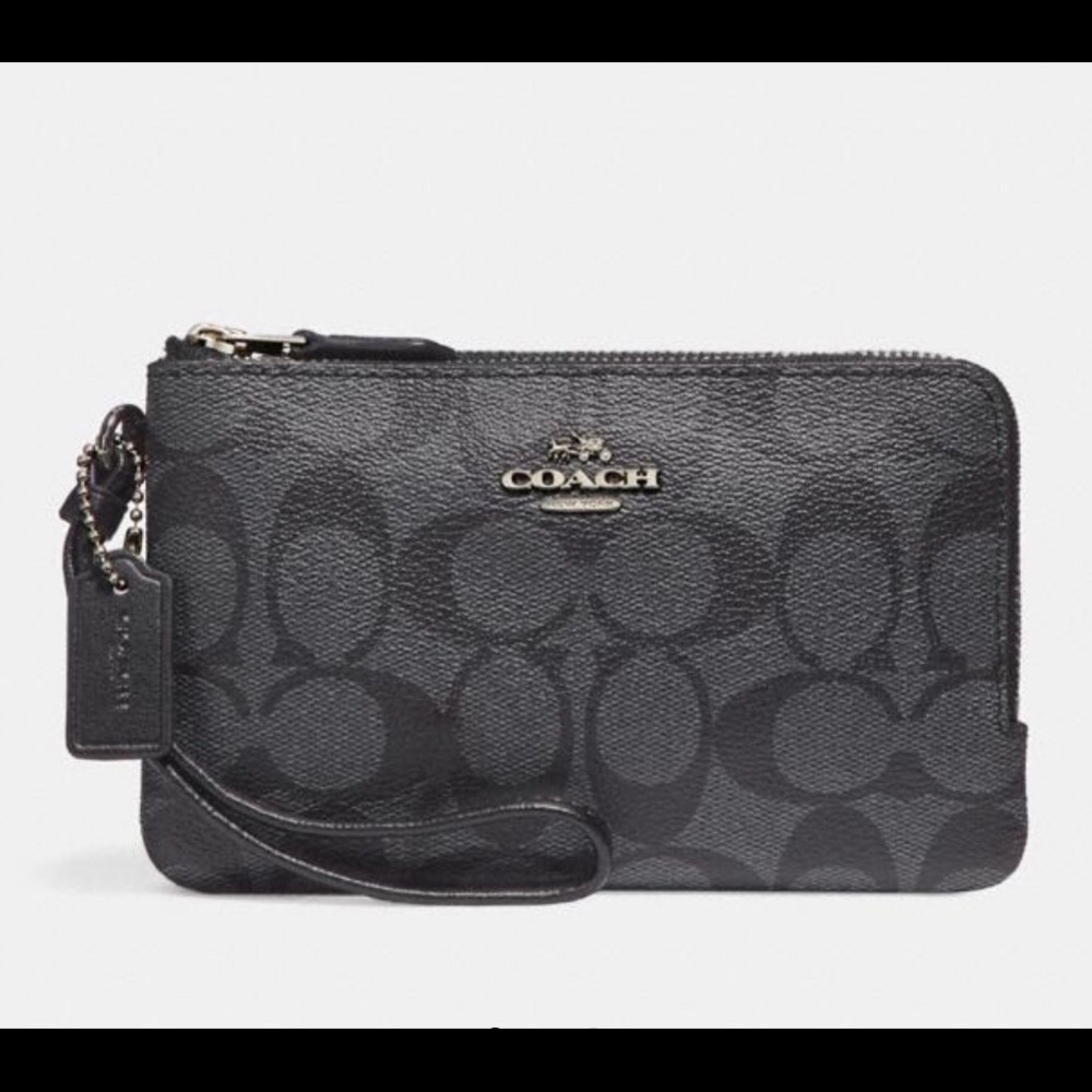 Coach Double Zip Wristlet